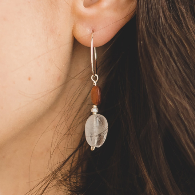 Crystal Pendant Earrings